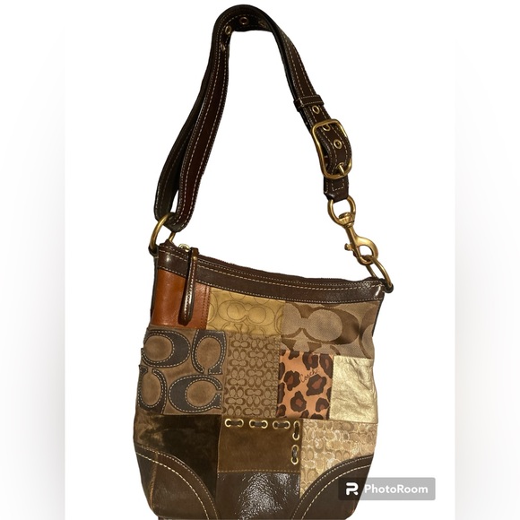 SOLD !!!! Coach F0893-F12840 Patchwork Crosby bag - Picture 2 of 8